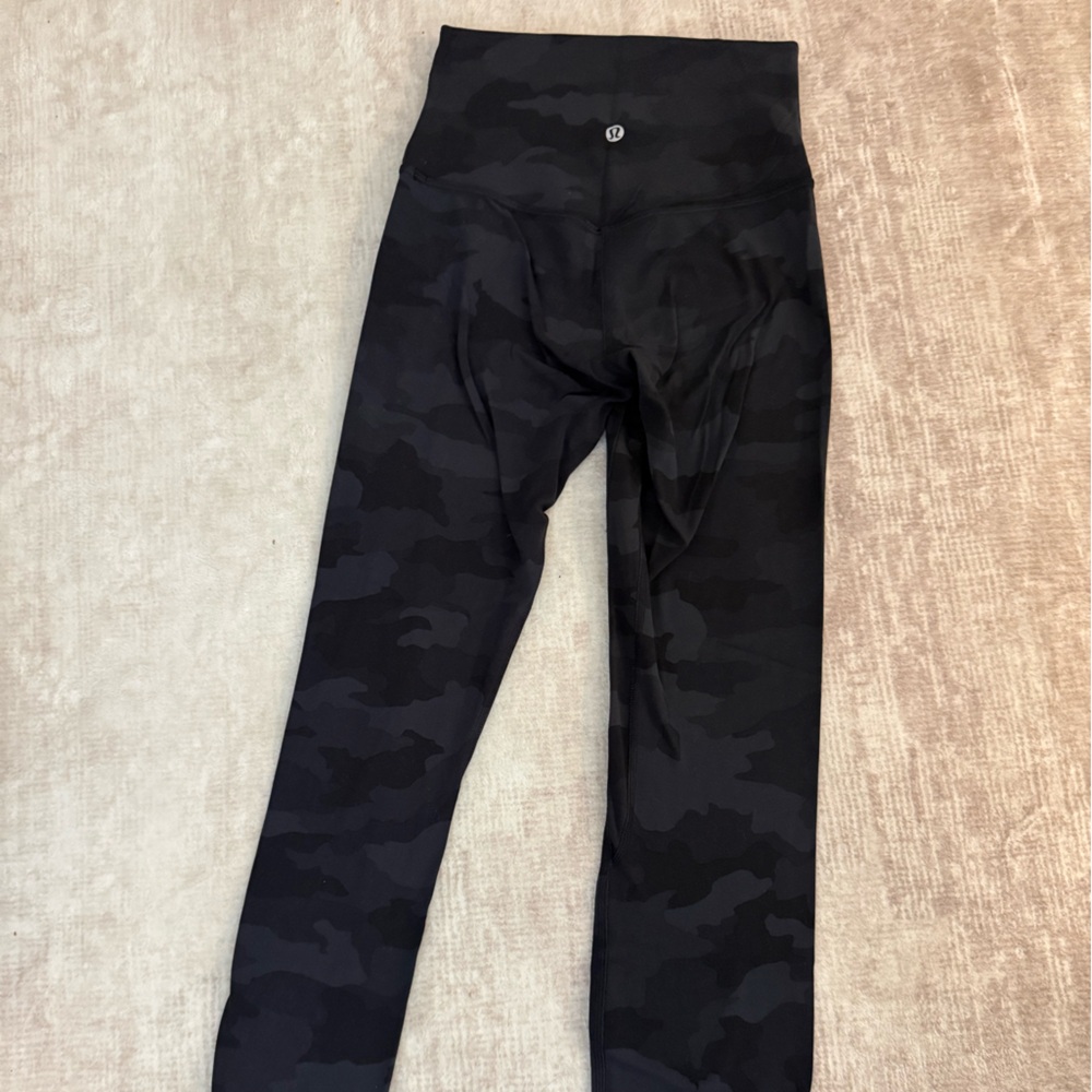 lululemon athletica Black Camo Leggings